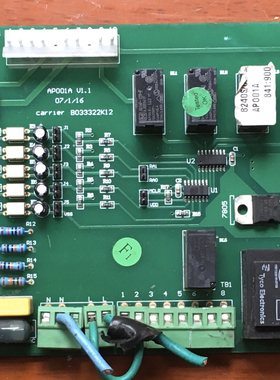 开利中央空调电脑板 AP001A V1.1 配件B033322K12 包上机好用