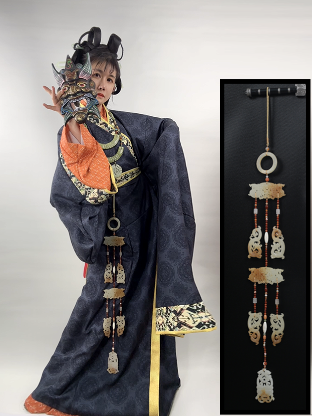 战国汉服玉组佩原创复古国风挂件