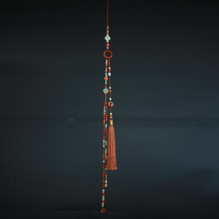 承露-原创腰佩禁步汉服旗袍压襟挂件中式挂坠古风扇坠笛穗流苏