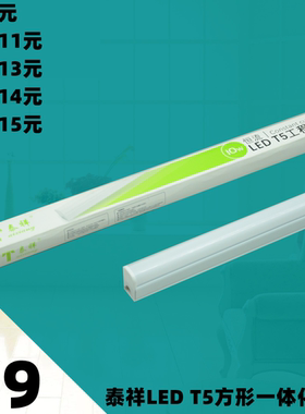 泰祥LEDT5一体化灯管支架日光微型方形高亮工程照明长条节能灯具