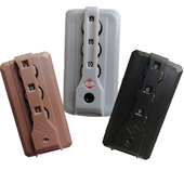 锁拉杆箱锁扣旅行箱密码 JVJ807行李箱密码 锁JVJ806铝框箱锁密码 锁