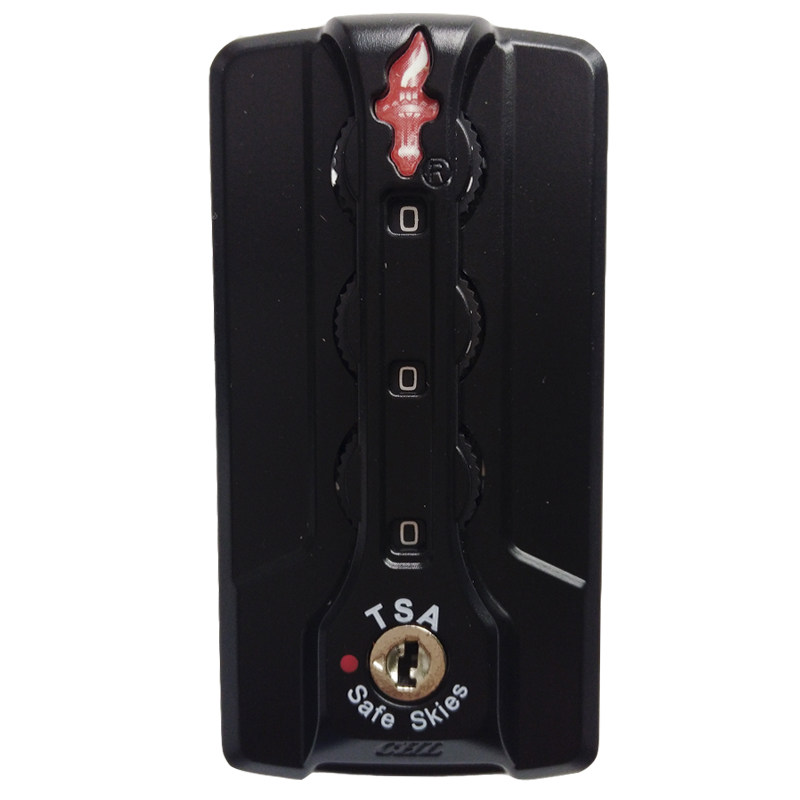 行李箱密码锁旅行箱拉杆箱锁tsa007密码锁铝框箱火炬锁出国通关锁