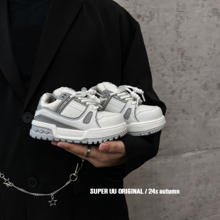 新款 男童板鞋 防滑轻便儿童运动鞋 子小白鞋 白胖丁休闲女童鞋 春季