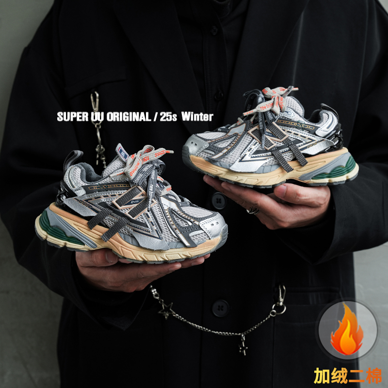 N镓/韩版炸街儿童透气老爹鞋