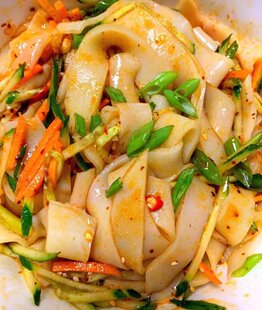 牛筋面260g 6包 凉皮280g 代胡年H纯S工米皮280g