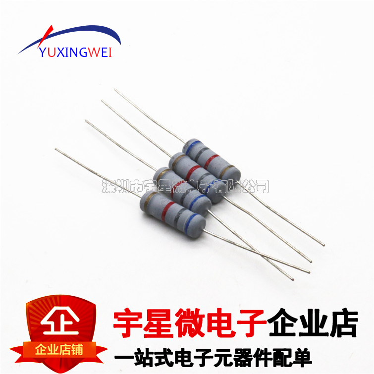 ̼Ĥµç×è 3W 5%¾«¶È ËÄÉ«»· 22ǧŷ 22KÒ»ÖÖ×èÖµ£¨10Ö»1Ôª£©