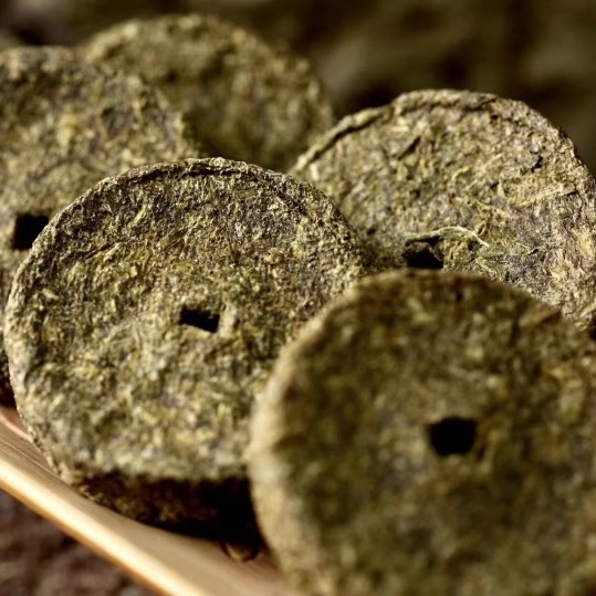 唐代煎茶茶饼唐代贡茶顾渚紫笋茶古法制茶龙凤团茶小龙团点茶茶饼