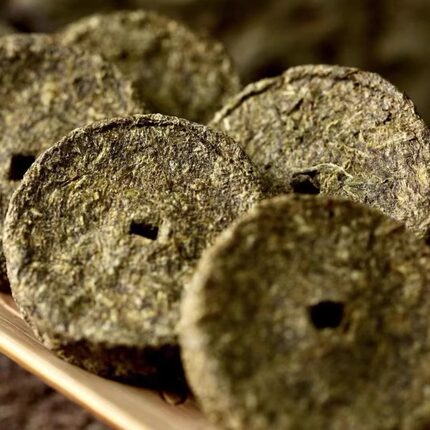 唐代煎茶茶饼唐代贡茶顾渚紫笋茶古法制茶龙凤团茶小龙团点茶茶饼