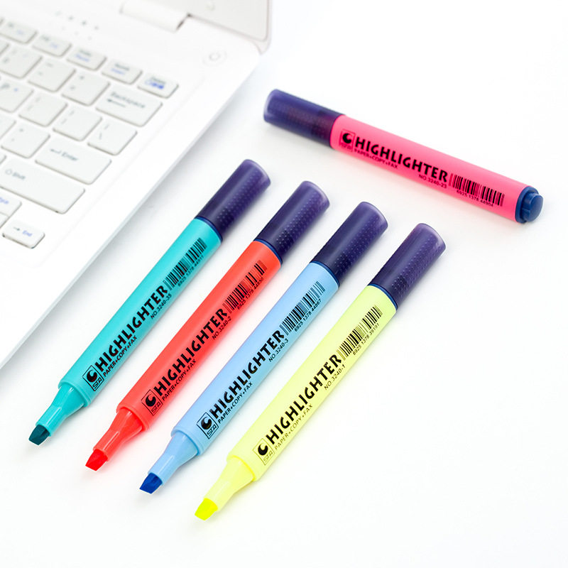 STA斯塔 日式三角笔杆荧光笔 学生彩色重点标记 划线记号笔水彩笔,文具电教/文化用品/商务用品,荧光笔,淘宝优惠券,粉丝福利购,淘宝优惠卷