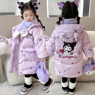 女童羽绒服2025冬装新款爆款宝宝女宝冬季洋气女款外套儿童绒羽服