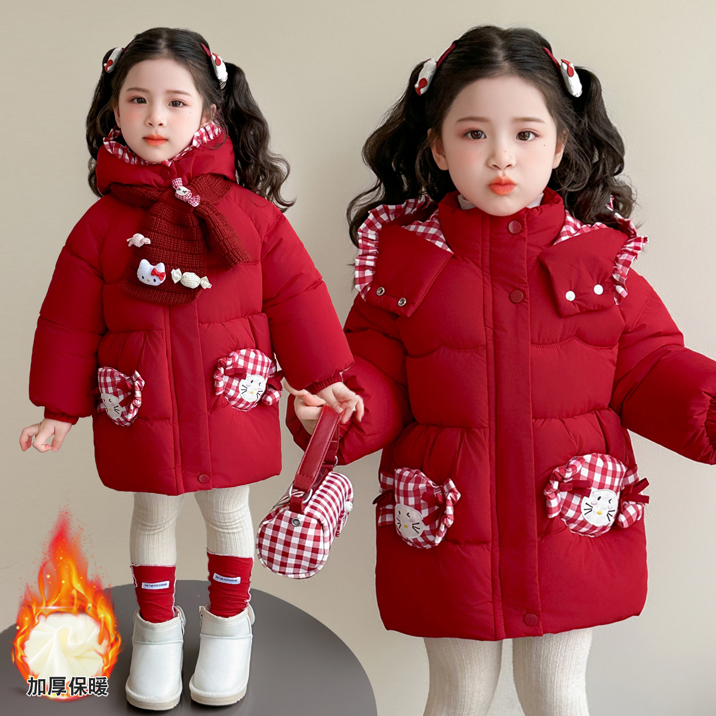 女童羽绒服冬装宝宝儿童绒羽服
