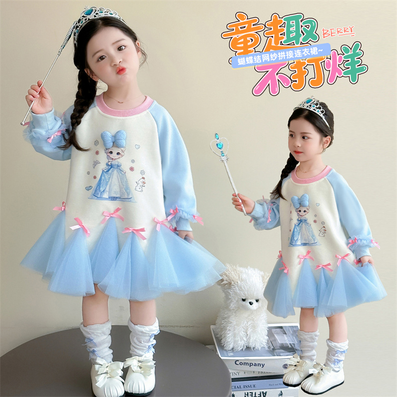 女童公主裙2025新款儿童连衣裙