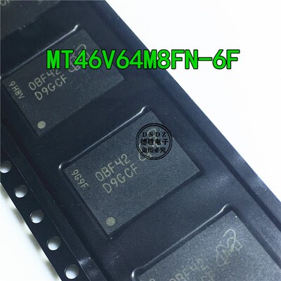 MT46V64M8FN-6:F D9GCF丝印 全新现货 FBGA-60 存储器IC 512M