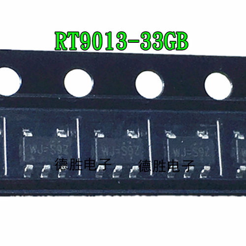 RT9013-33GB SOT23-5 贴片印丝WJ= 稳压器LDO IC芯片 全新现货