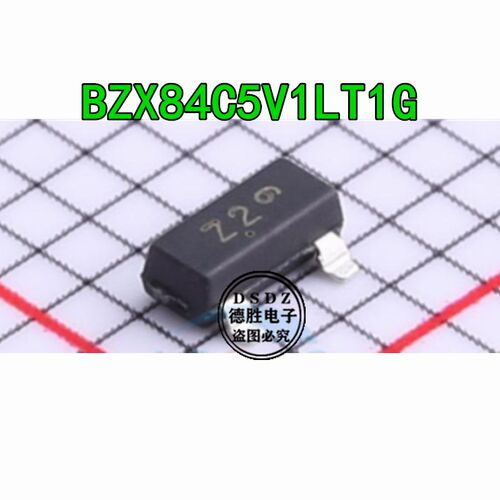 BZX84C5V1LT1G BZX84C5V1 5.1V 丝印Z2 SOT23 稳压管全新现货配单