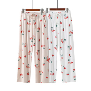 睡衣裤子女单件2025新款莫代尔柔软单独遛弯长裤女士可外穿家居裤