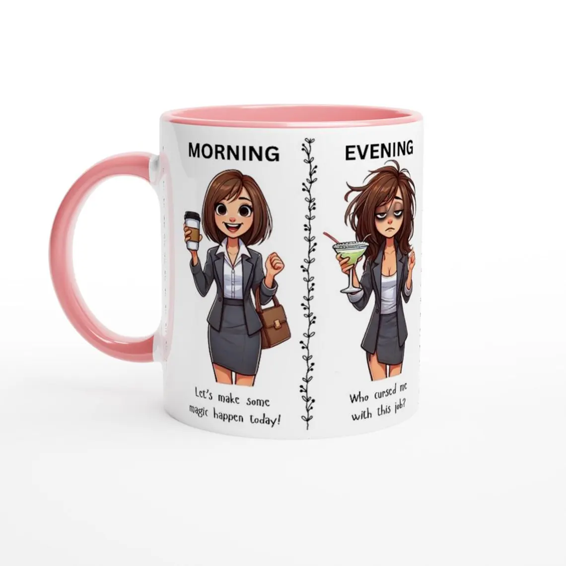 办公室牛马Office陶瓷咖啡马克杯子打工人茶水杯Humor生日礼物Mug