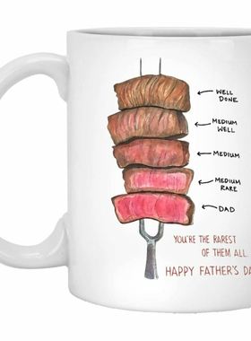 Dad You're The Rarest Of Father's Day父亲节陶瓷咖啡马克杯子