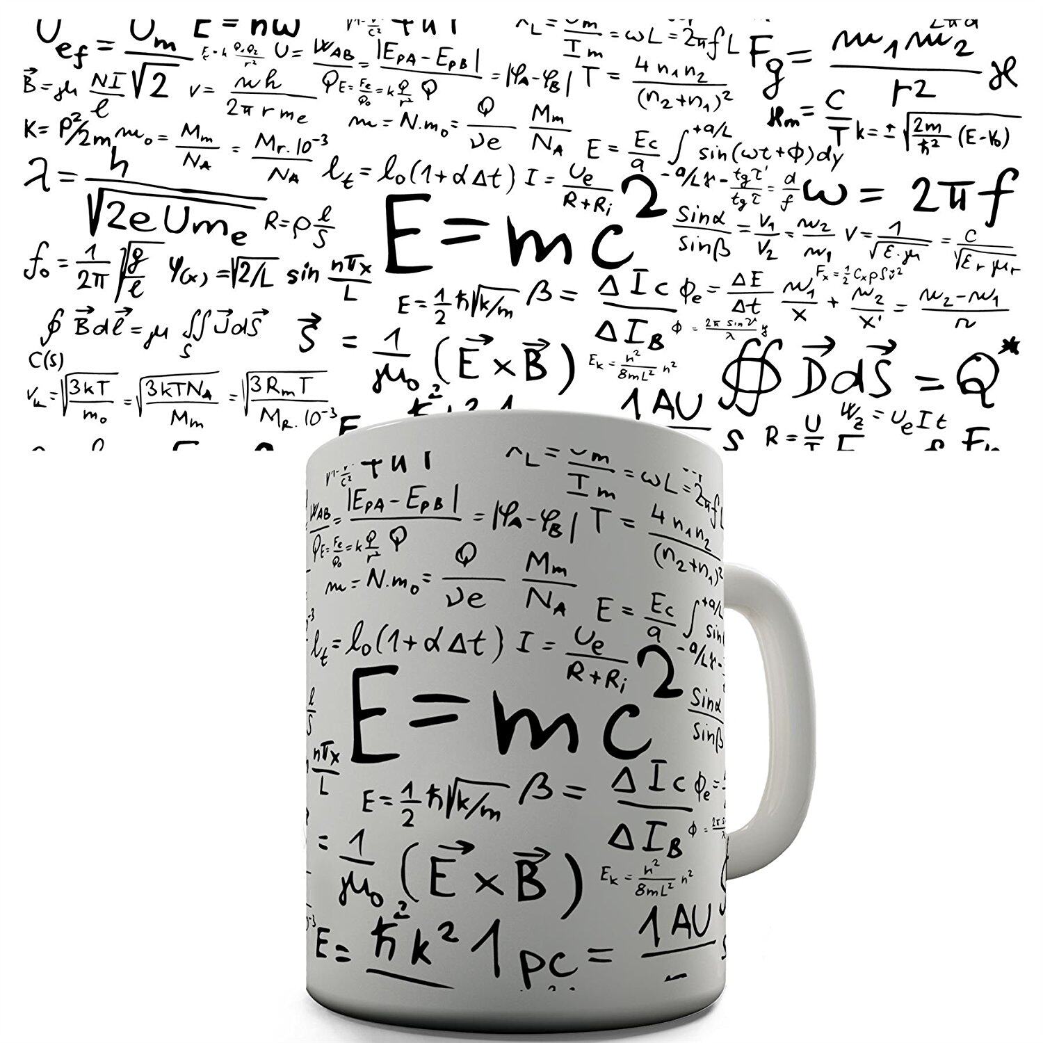 Math Mug数学公式微积分陶瓷咖啡马克杯子茶水杯男女学生日礼物理