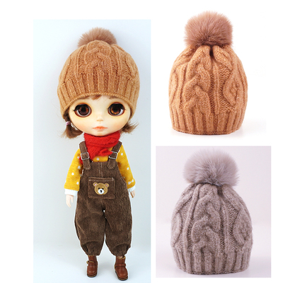 blythe小布羊毛针织帽子质感好