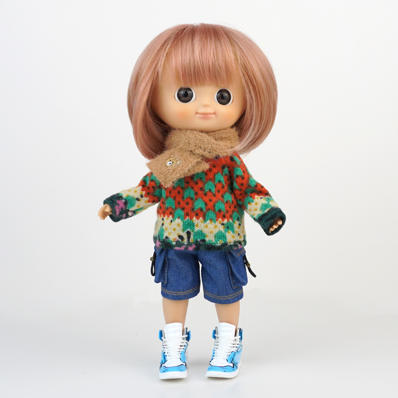bjd娃娃衣服羊毛针织长袖衫