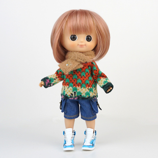 bjd6分娃衣羊毛针织衣服小六大鱼blythe小布ob24ob22裤子套装
