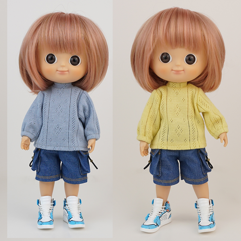 bjd6分blythe小布高领长袖衫