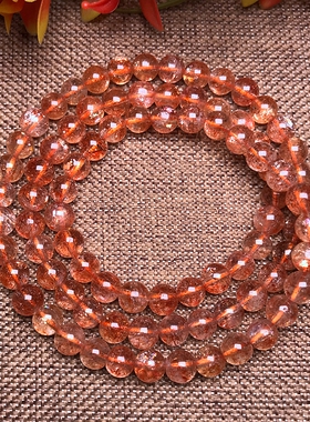 天然金草莓晶三圈手链多圈女款波西米亚精美时尚手饰礼物JC-A-001