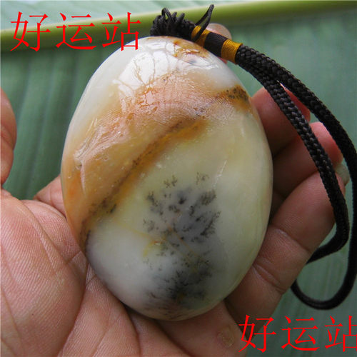 2019新款促销奇石黄龙玉手把件黄蜡石水草纹手玩物宝石健身玉佩子