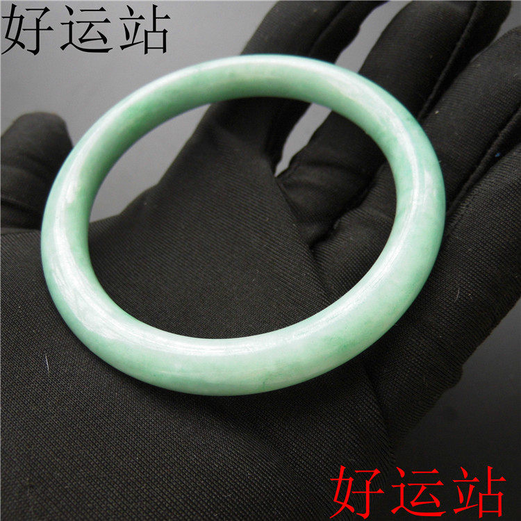 2019时尚新款促销缅甸翡翠女生玉镯子玉石手镯宝石玉佩手工吉祥物