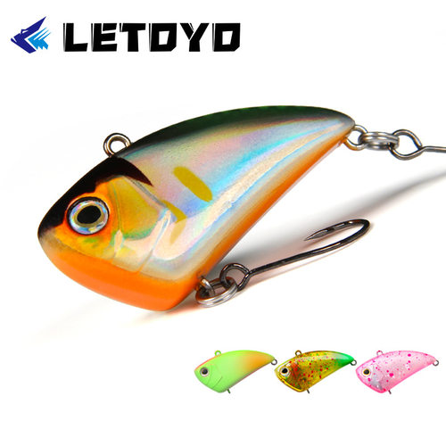 LETOYO 全泳层vib颤沉单钩2.9g-7.3g路亚假饵噪音带响珠鲈鱼翘嘴