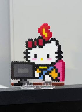 桌游配件kt板支架立牌夹卡牌展示架徽章底座卡槽透明卡片立夹装饰