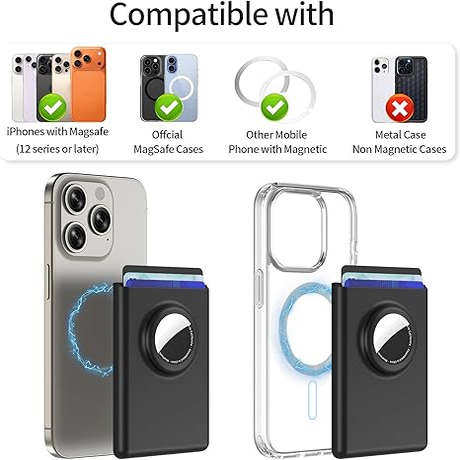 手机磁吸卡包WalletAirtagHolder