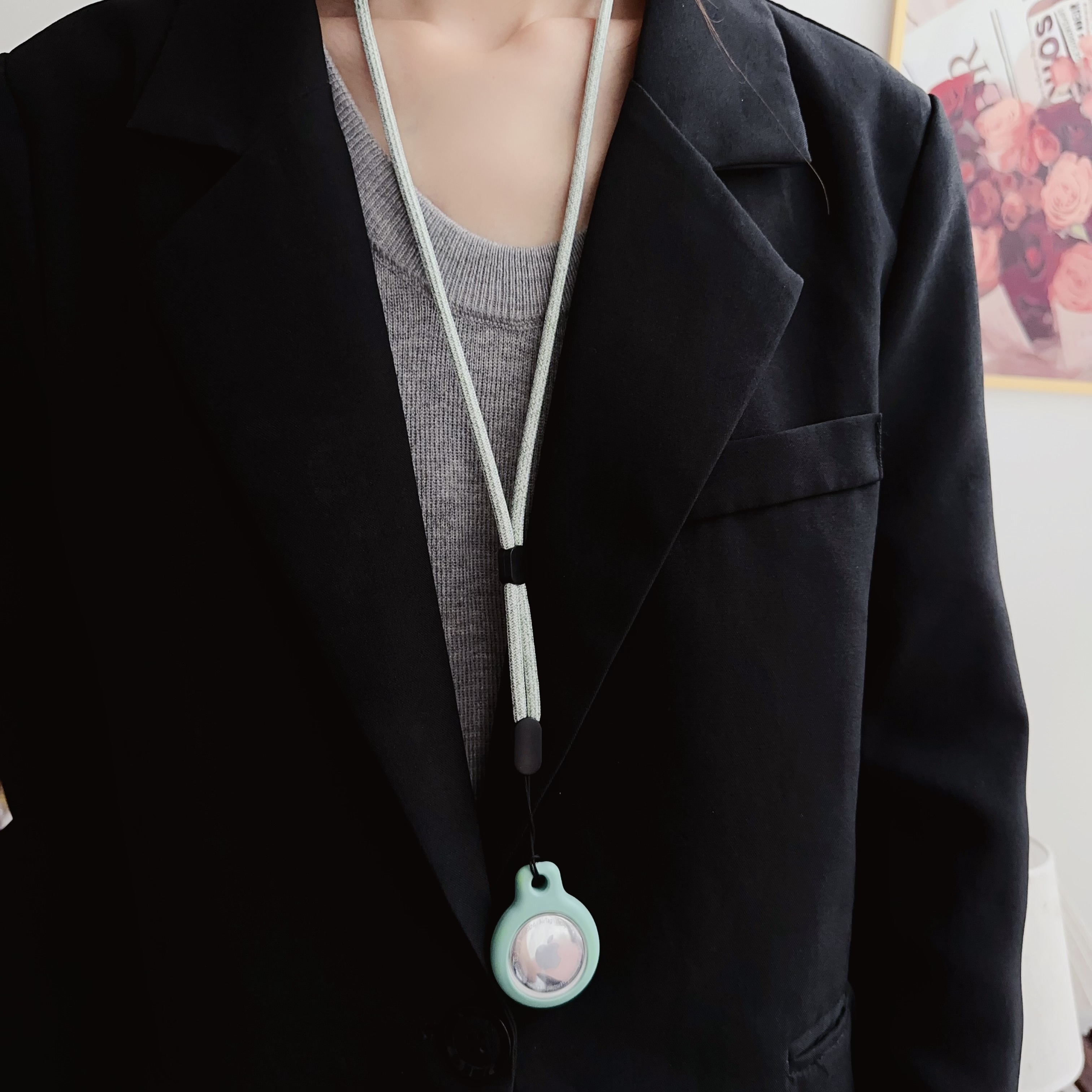 挂绳项链保护套Airtag