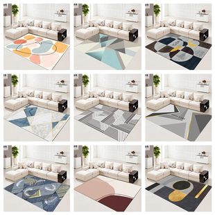 几何入户门地垫水晶绒客厅卧室玄关进门地毯厨卫门口蹭脚垫子清仓