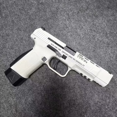 HST-TP9SFX电手CNC长款发射器陶瓷白 小枪仿真合金属玩具电动模型