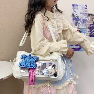 演唱会藏灯牌支架包藏应援物神器新款追星大容量单肩手提斜跨痛包