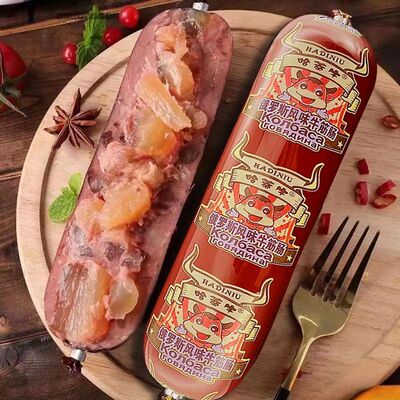 哈蒂牛俄罗斯风味牛筋肠开袋即食