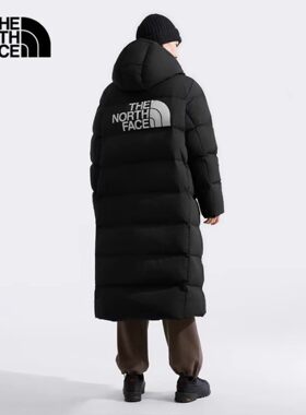 北面户外长款700蓬保暖羽绒服