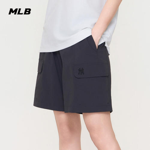 MLB情侣NY凉感防泼水工装短裤