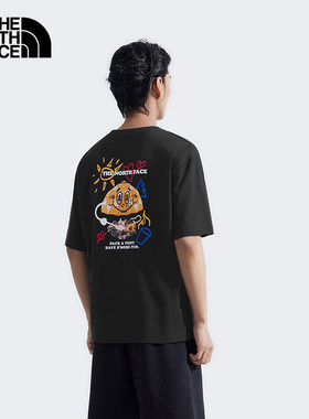 TheNorthFace北面男女同款纯棉印花短袖T恤户外透气夏新款|8D85