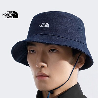 北面男女同款防晒宽檐户外渔夫帽