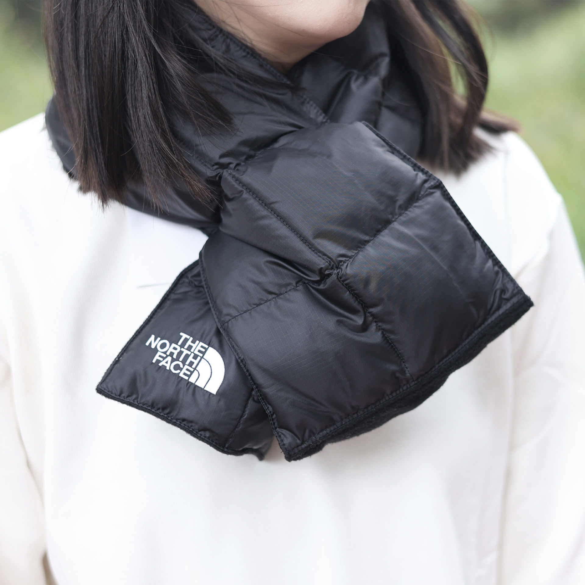 TheNorthFace北面男女同款户外休闲防泼水轻量抓绒保暖围巾8F5H