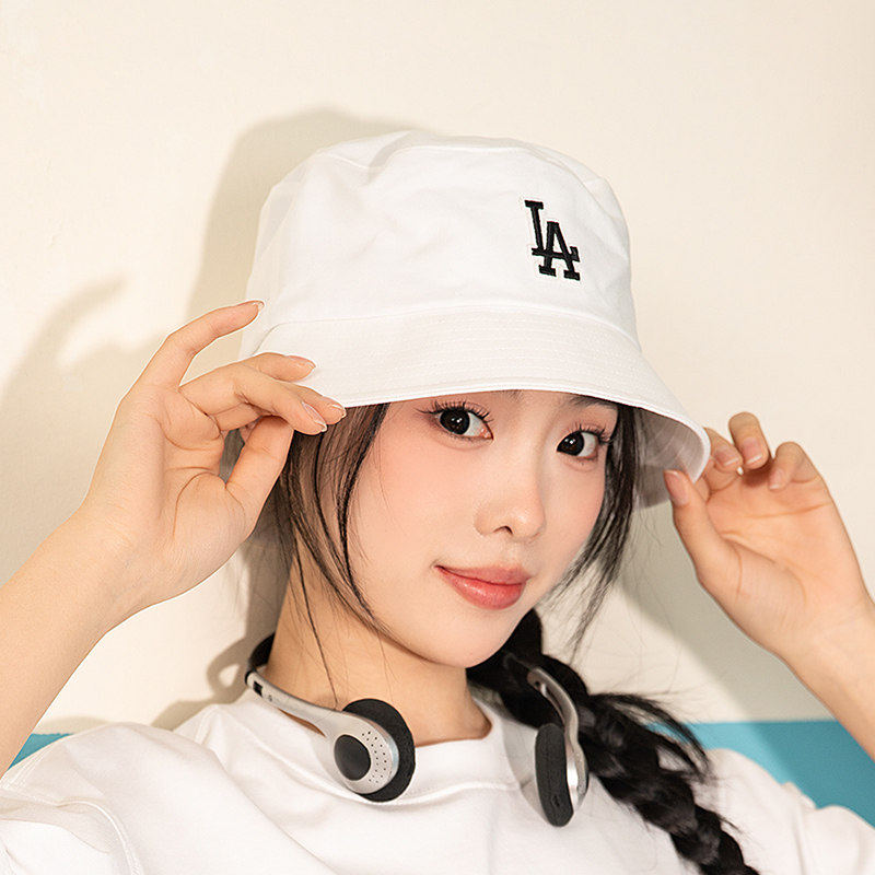 MLB男帽女帽春季新款平顶渔夫帽情侣休闲帽盆帽潮3AHT7804N