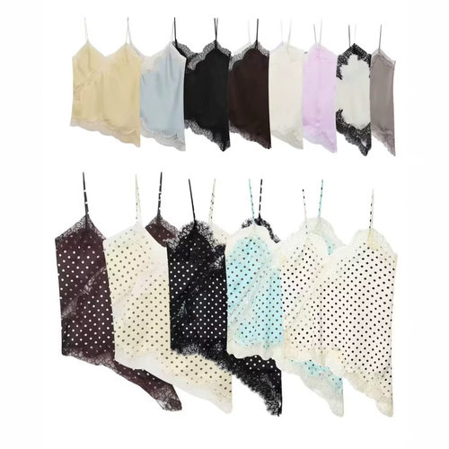 BlackLaceTopsforWomenCamisole