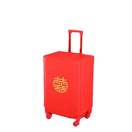 行李箱罩结婚保护套红色一次性