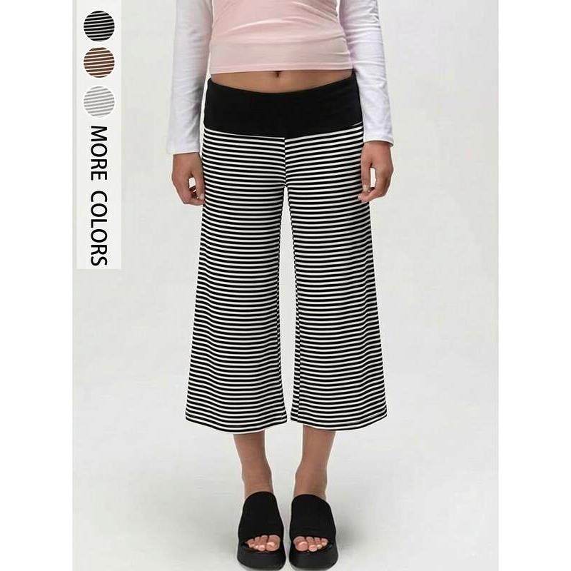 N 30534 Casual Comfortable Pants Chic Loose时尚裤子