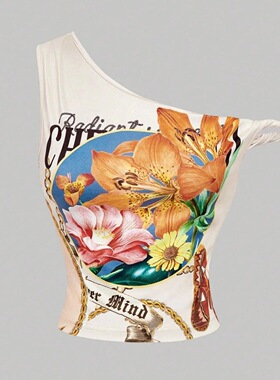 Women'sY2KFloralPrintOne-