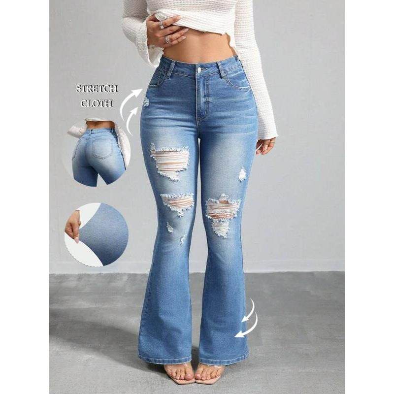 X 33627 Women Daily Wear Jeans Casual休闲牛仔裤