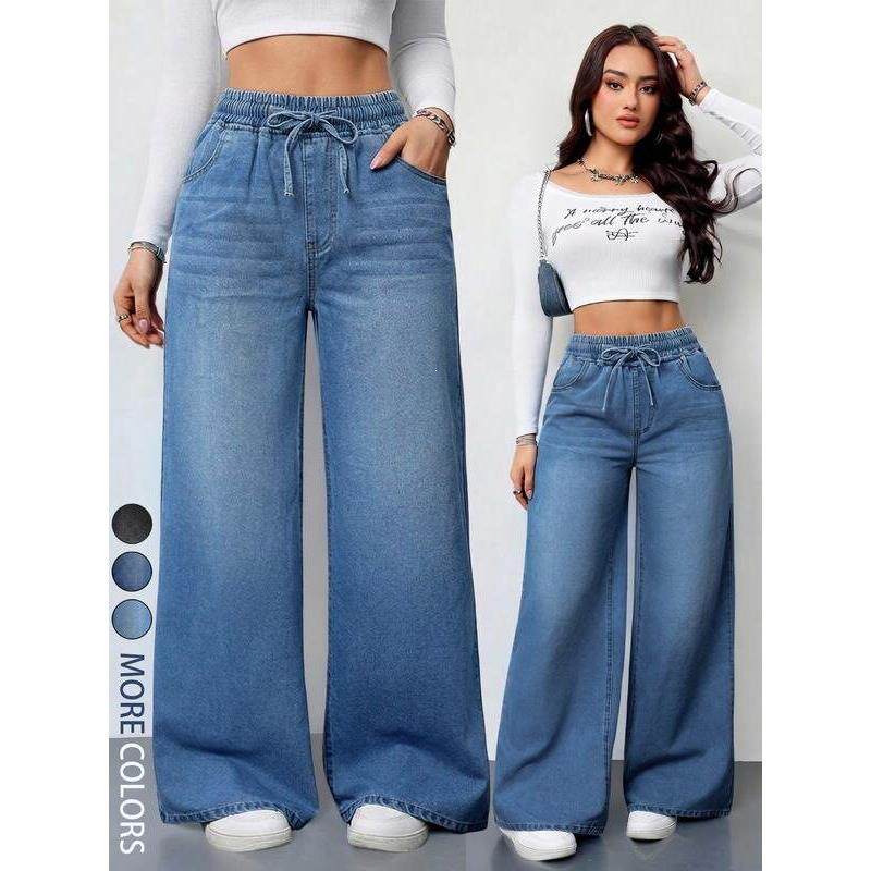 A 97409 Women Everyday Wear Jeans Casual Pockets休闲牛仔裤